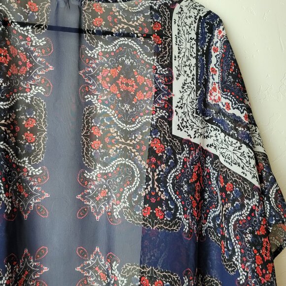 Maurices Colorful Print Kimono - Picture 7 of 7